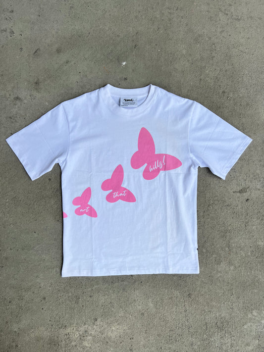 YNI Free Your Mind Tee - Pink Tape