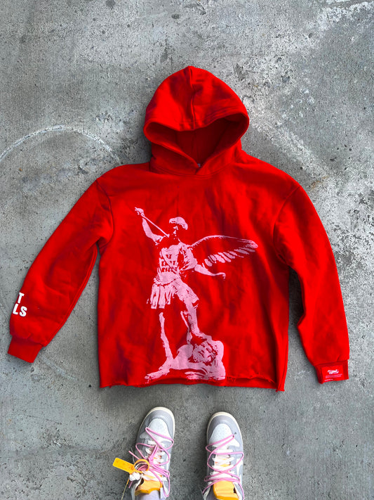 YNI Heaven Cropped Hoodie - Rose