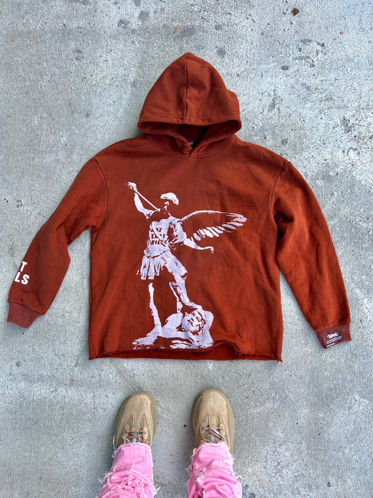 YNI Heaven Cropped Hoodie - Mocha