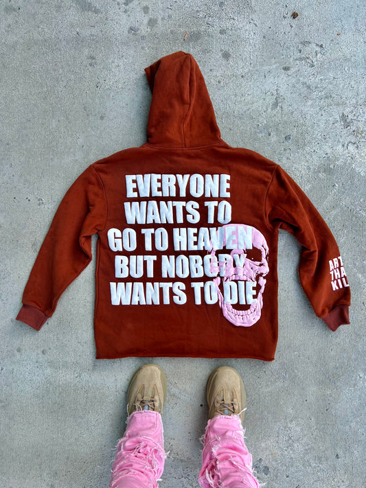 YNI Heaven Cropped Hoodie - Mocha