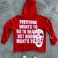 YNI Heaven Cropped Hoodie - Rose