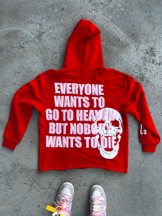 YNI Heaven Cropped Hoodie - Rose