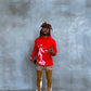 YNI Heaven Cropped Hoodie - Rose
