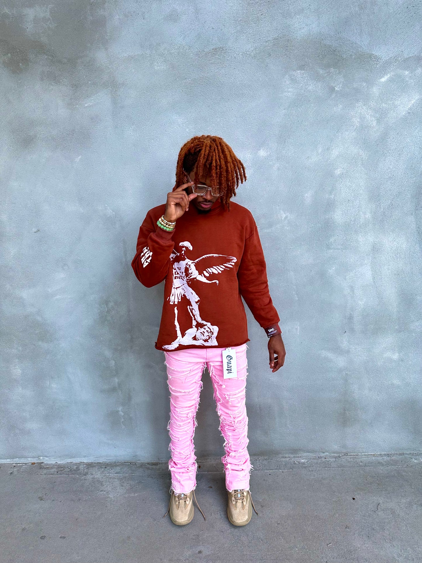 YNI Heaven Cropped Hoodie - Mocha